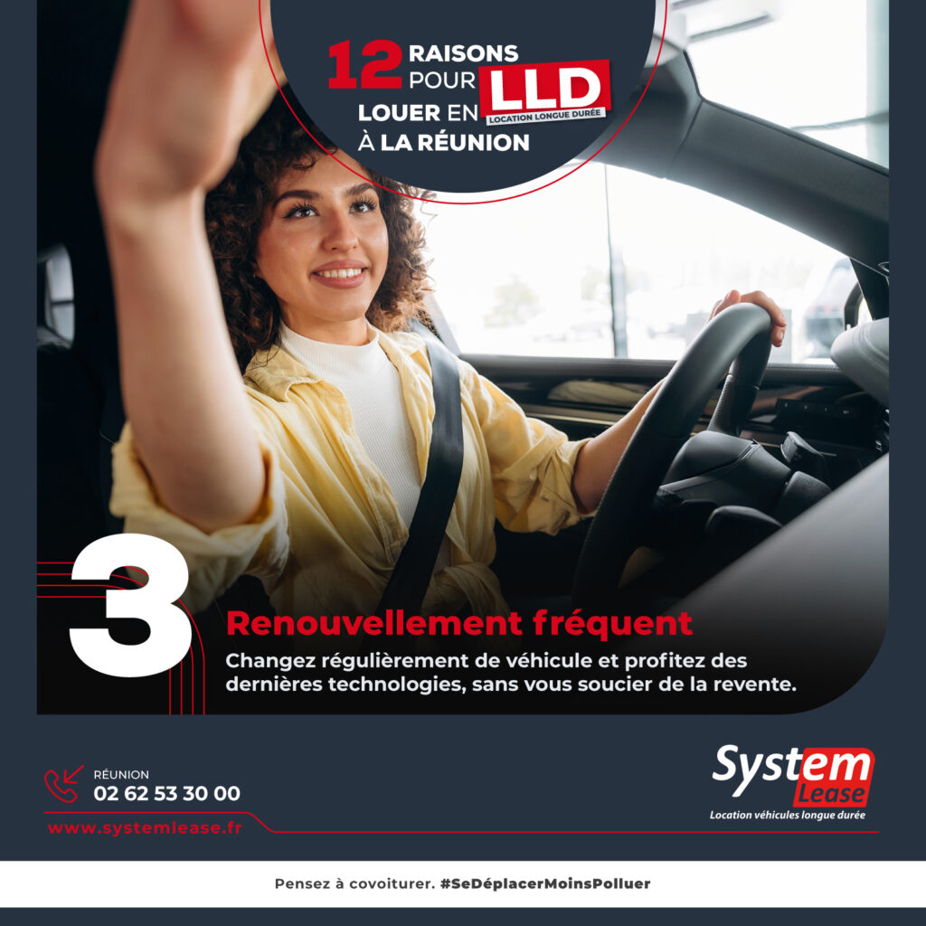 LLD974 à La Réunion – renouvellement fréquent de véhicule en location longue durée
